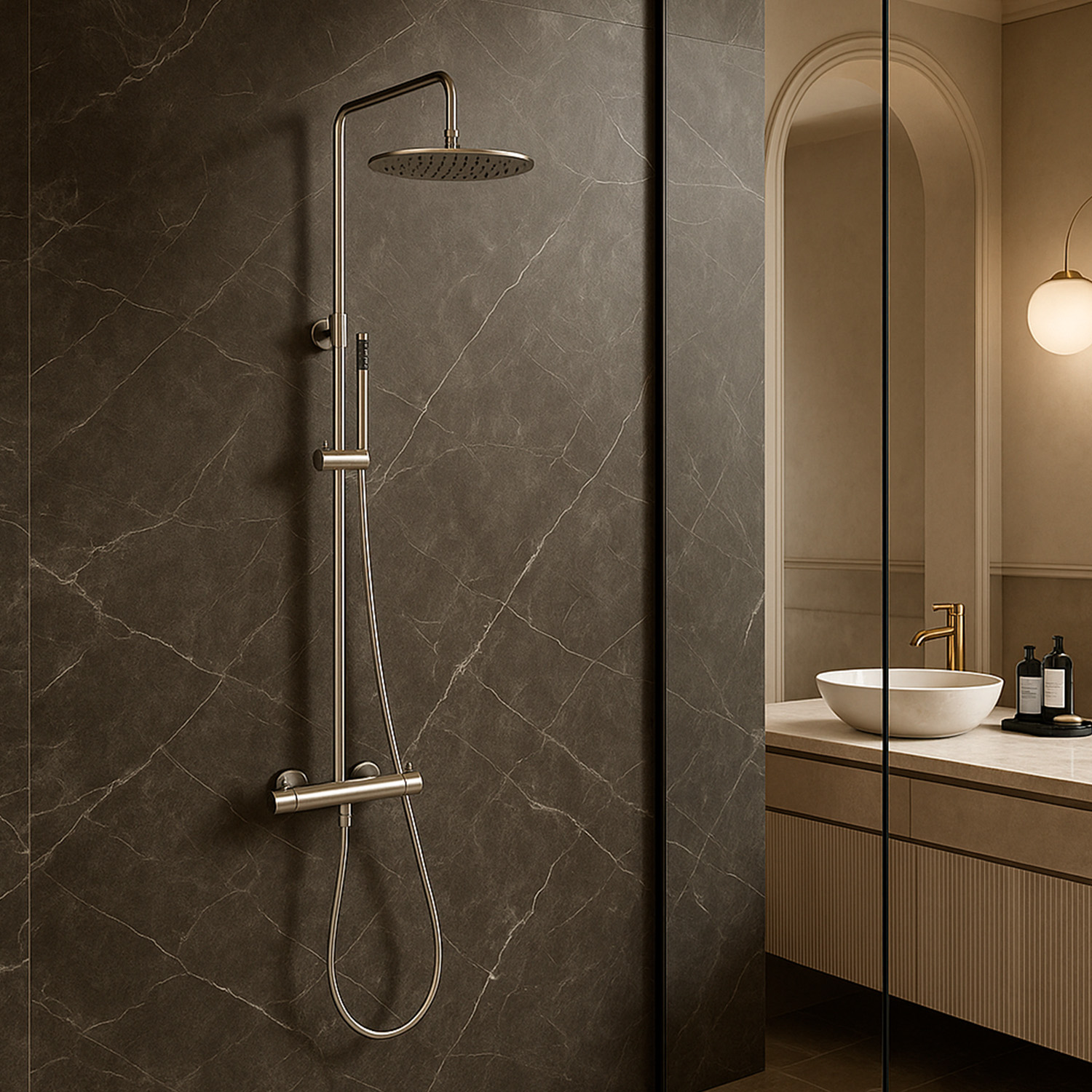 DOCCIA-PARETE-LEVANTE-INOX