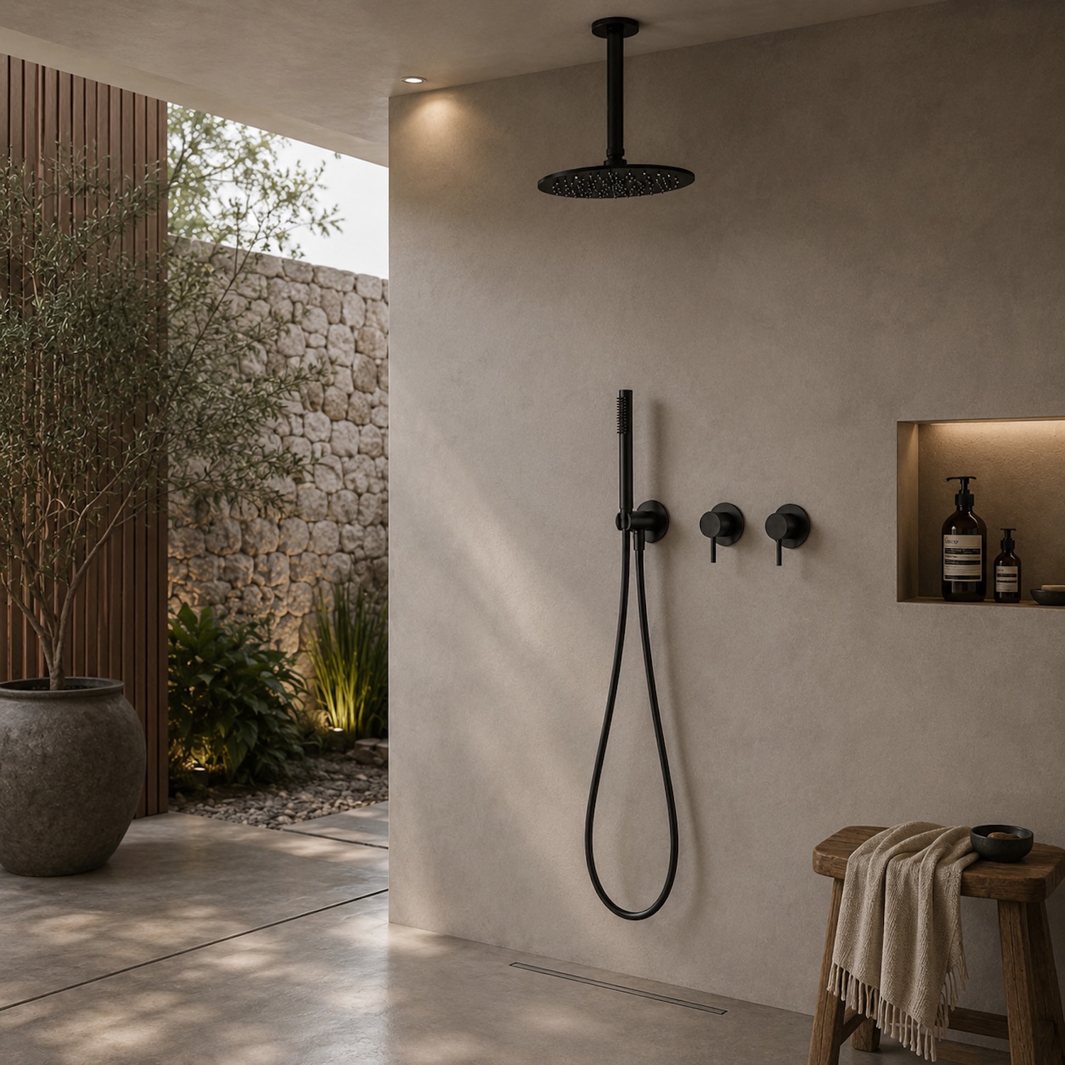 KIT-DOCCIA-SOFFITTO-LUNGO-30-NERO